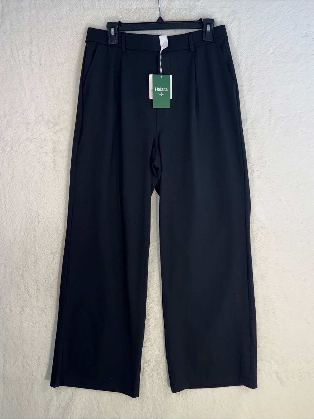 Halara Flex DayStretch High Waisted Pocket Straight Leg Work Pants Large NEW - Picture 2 of 6